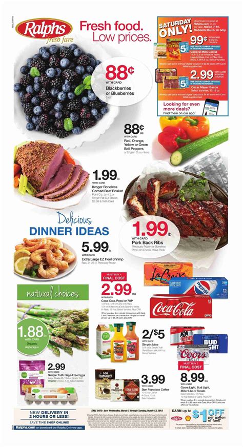 grocery stores weekly ads.